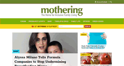 Desktop Screenshot of mothering.com